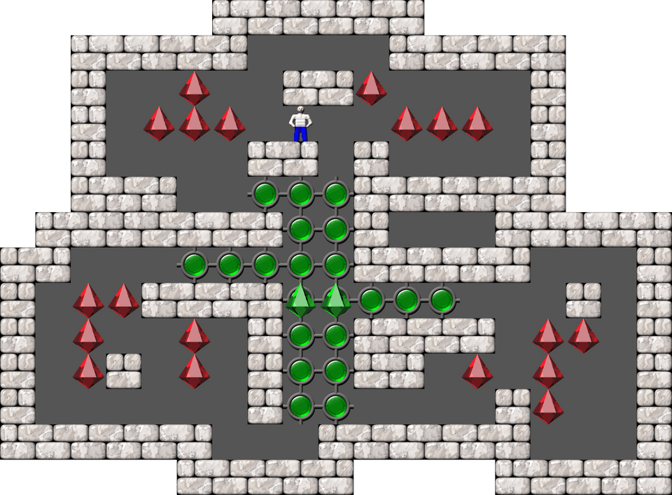 Sokoban Kevin B. Reilly Arranged level 32